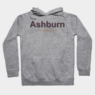 Ashburn Grunge Text Hoodie